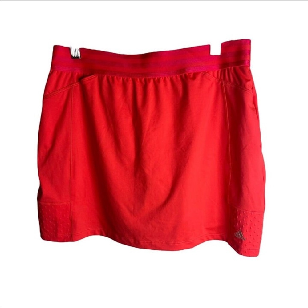 Red Orange Adidas Golf/Tennis Skirt